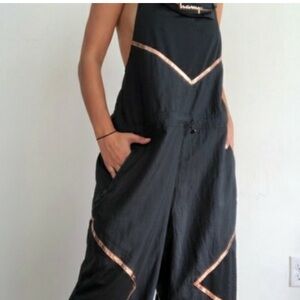 Champion Black/Gold jumpsuit